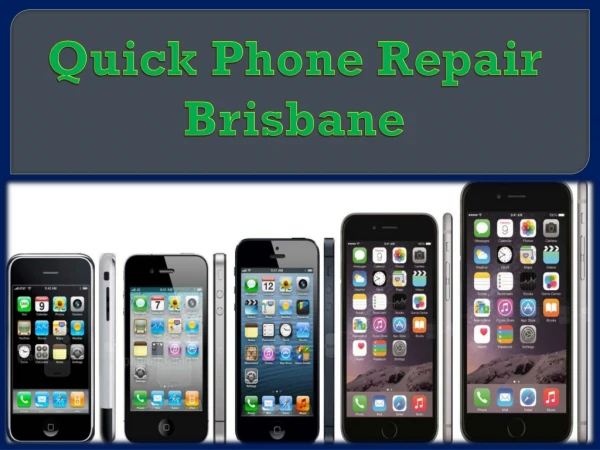 Quick Phone Repair Brisbane