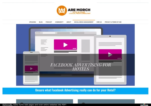 Best Social Media Advertising Consultant | AreMorch