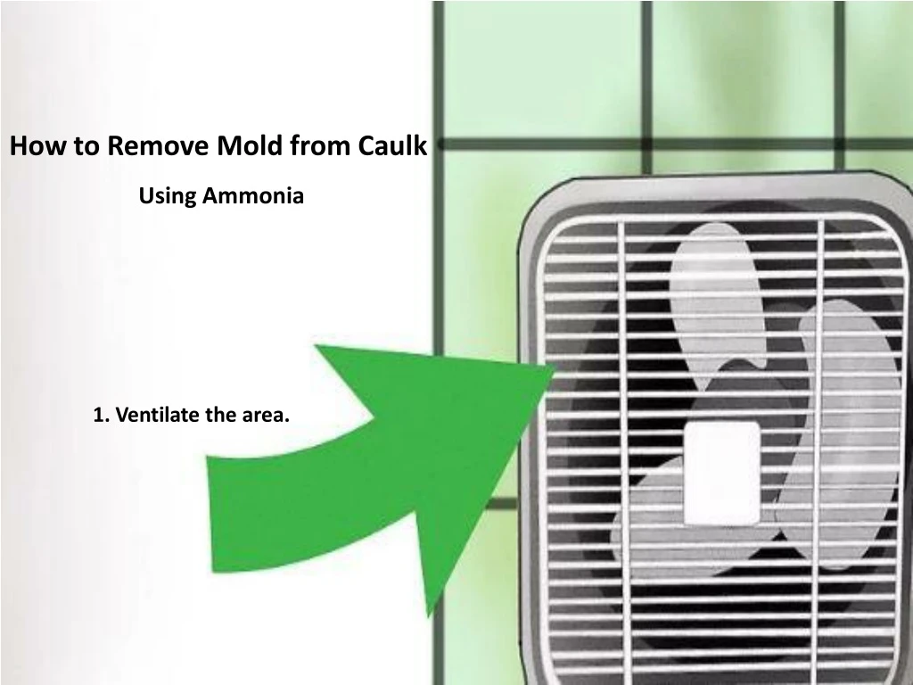 how to remove mold from caulk