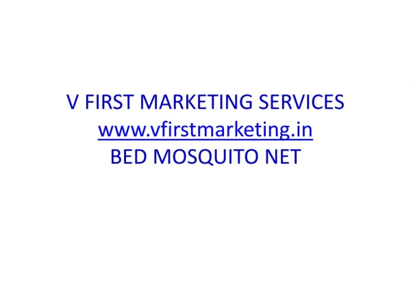Bed mosquito net