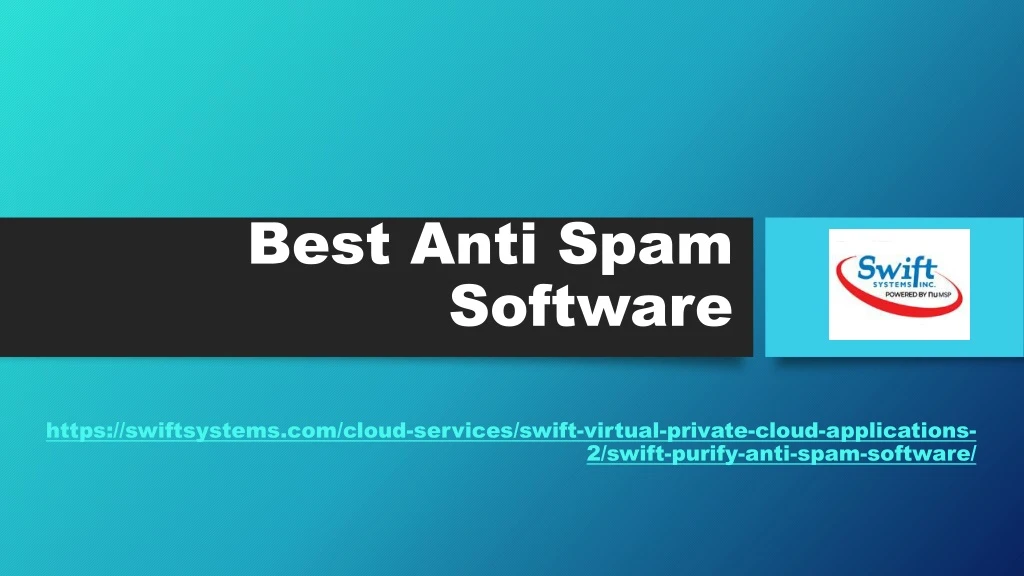 best anti spam software