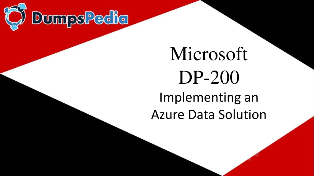 microsoft dp 200 implementing an azure data