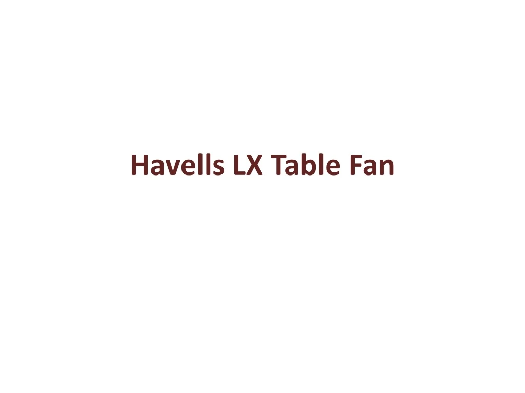 havells lx table fan