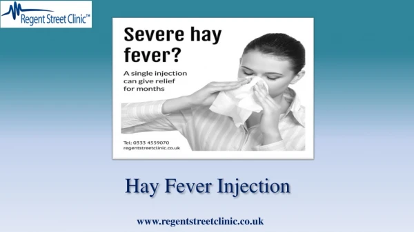 Hay Fever Injection