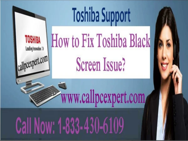 How to Fix Toshiba Black Screen Issue?