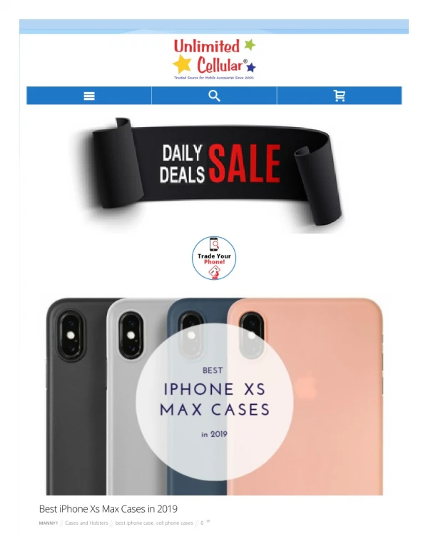 Best iPhone Xs Max Cases in 2019
