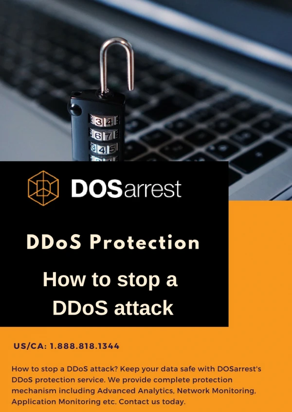 How to stop a DDoS attack