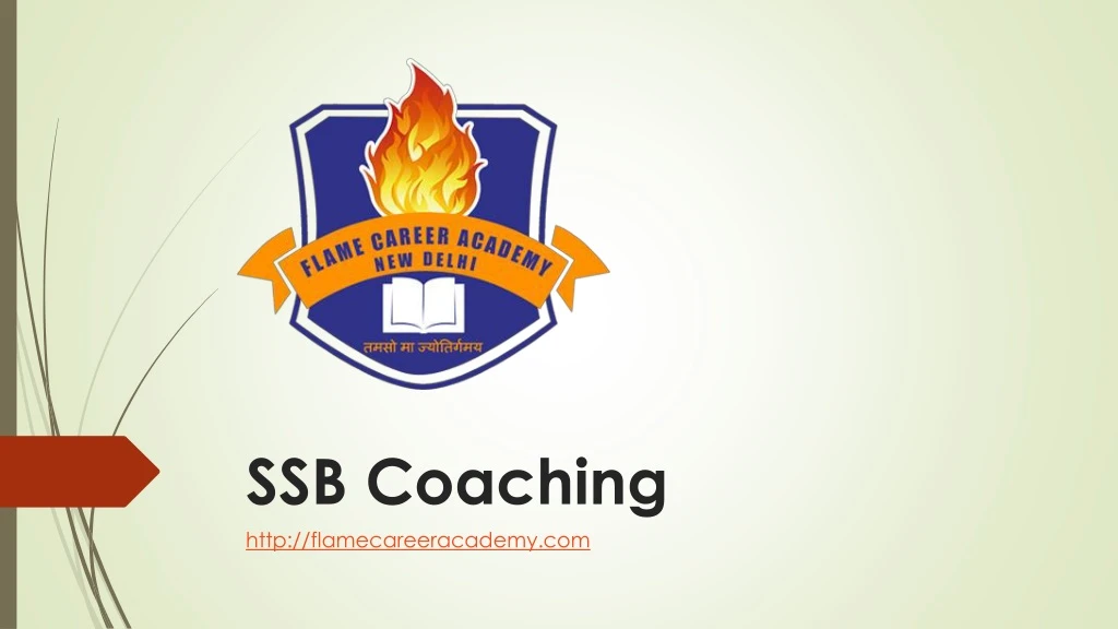 ssb coaching