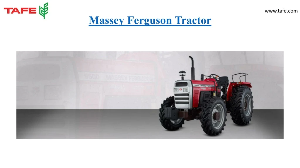 massey ferguson tractor