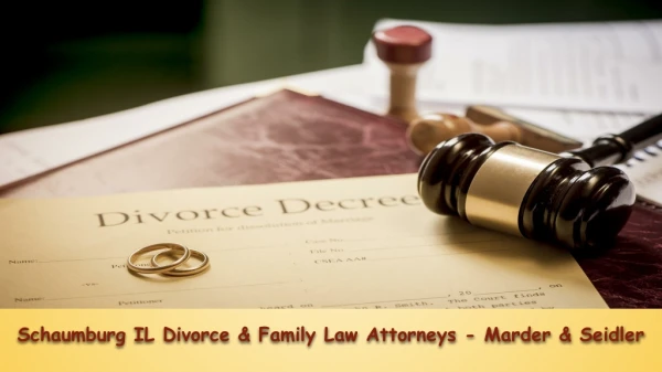 Divorce & Family Law Attorneys Serving Schaumburg IL - Marder & Seidler