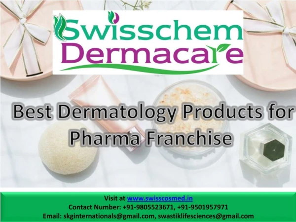 Derma Products Range- Swisschem Dermacare