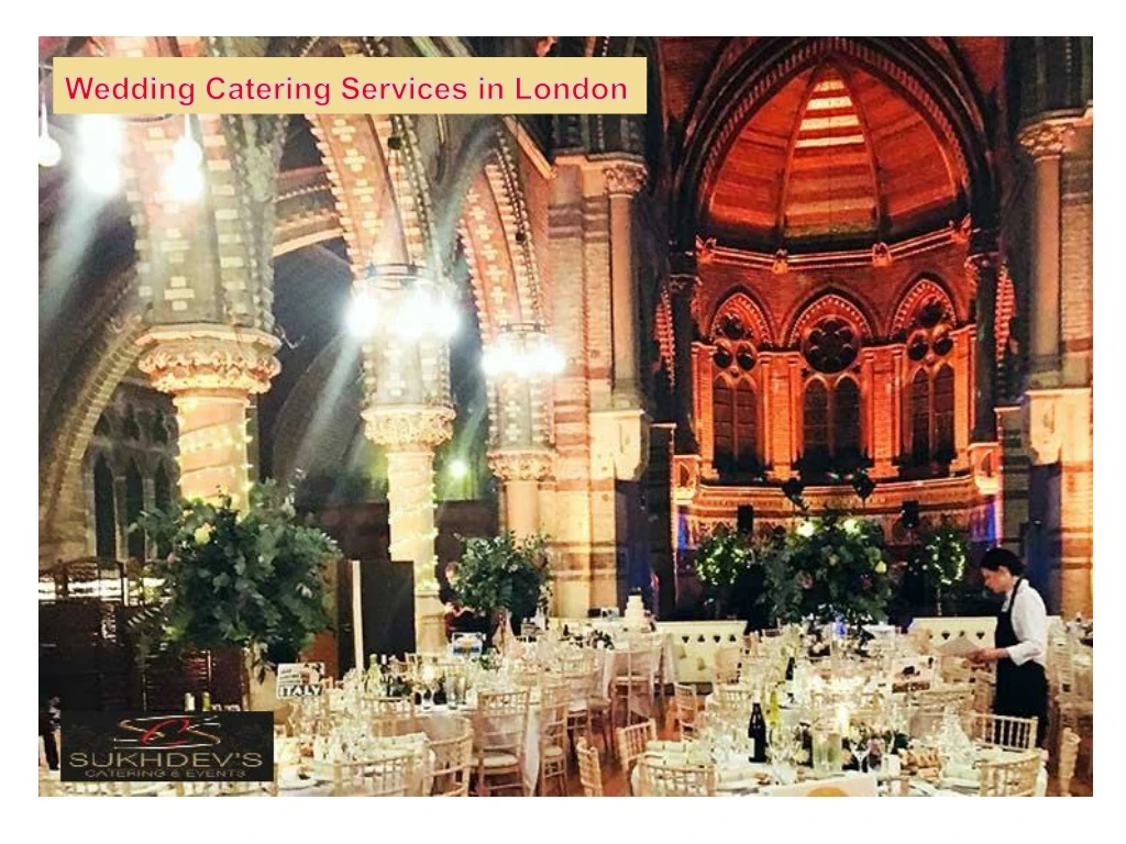 wedding catering services in london