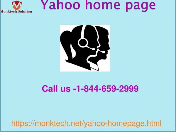 How to fix Yahoo Home Page issues 1-844-659-2999