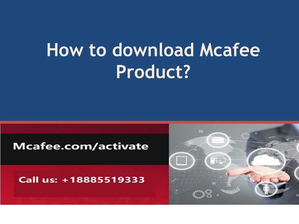 how to download mcafee product