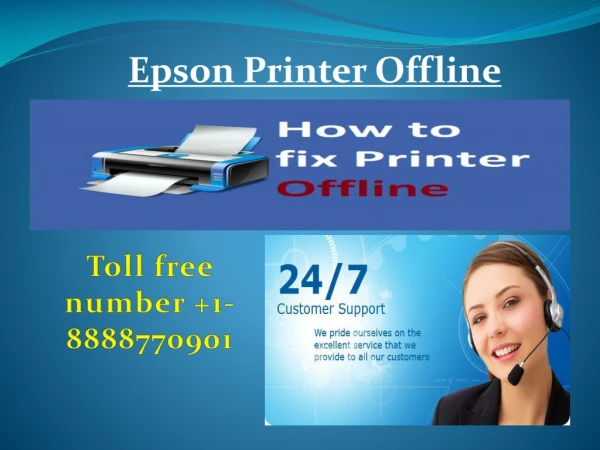 How to Fix Epson Printer Offline in Windows 10 | 1-888-877-0901