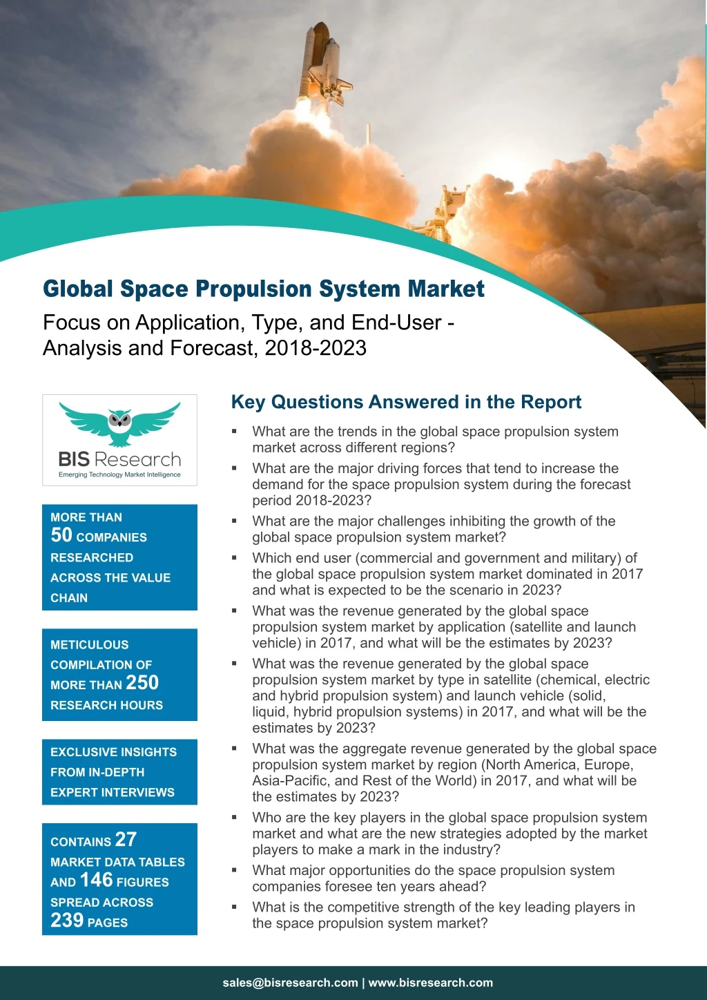 global space propulsion system market focus