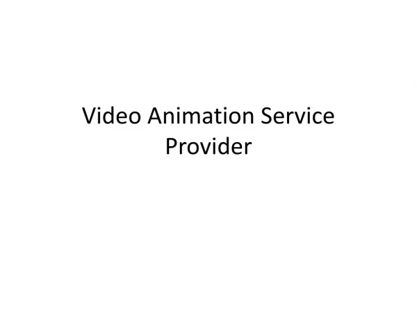 Animation Service Provider-2d,3d animation service provider