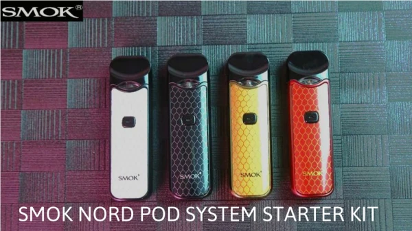Smok Nord Pod System Starter Kit Review