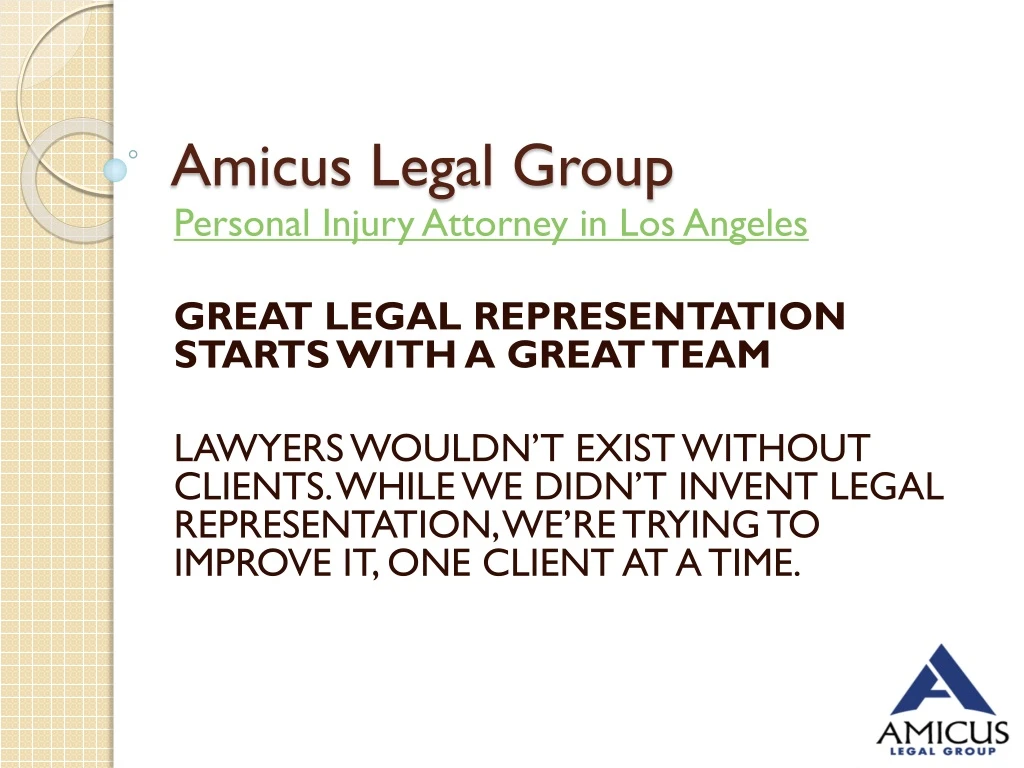 amicus legal group