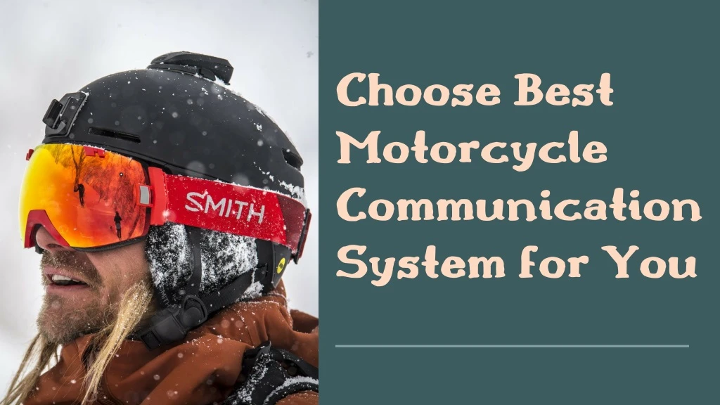 choose best motorcycle communication system