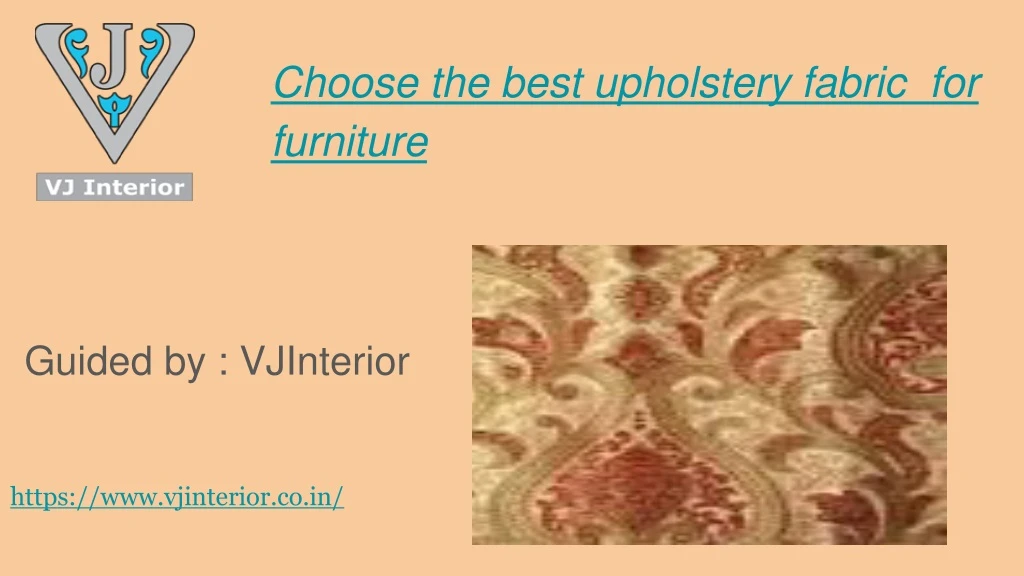 choose the best upholstery fabric for furniture