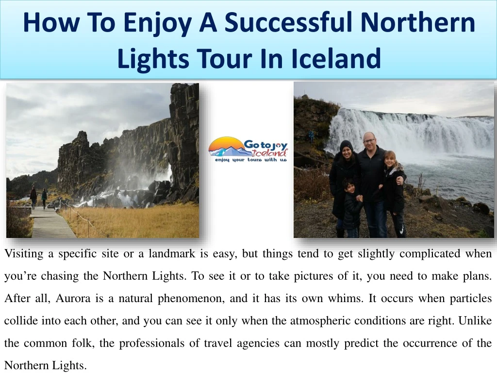 how to enjoy a successful northern lights tour