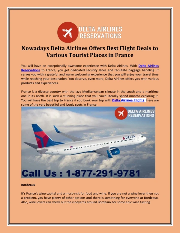 nowadays delta airlines offers best flight deals