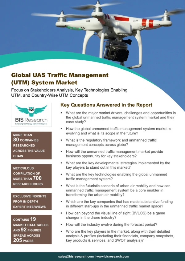 UAS Traffic Management (UTM) System Market Analysis