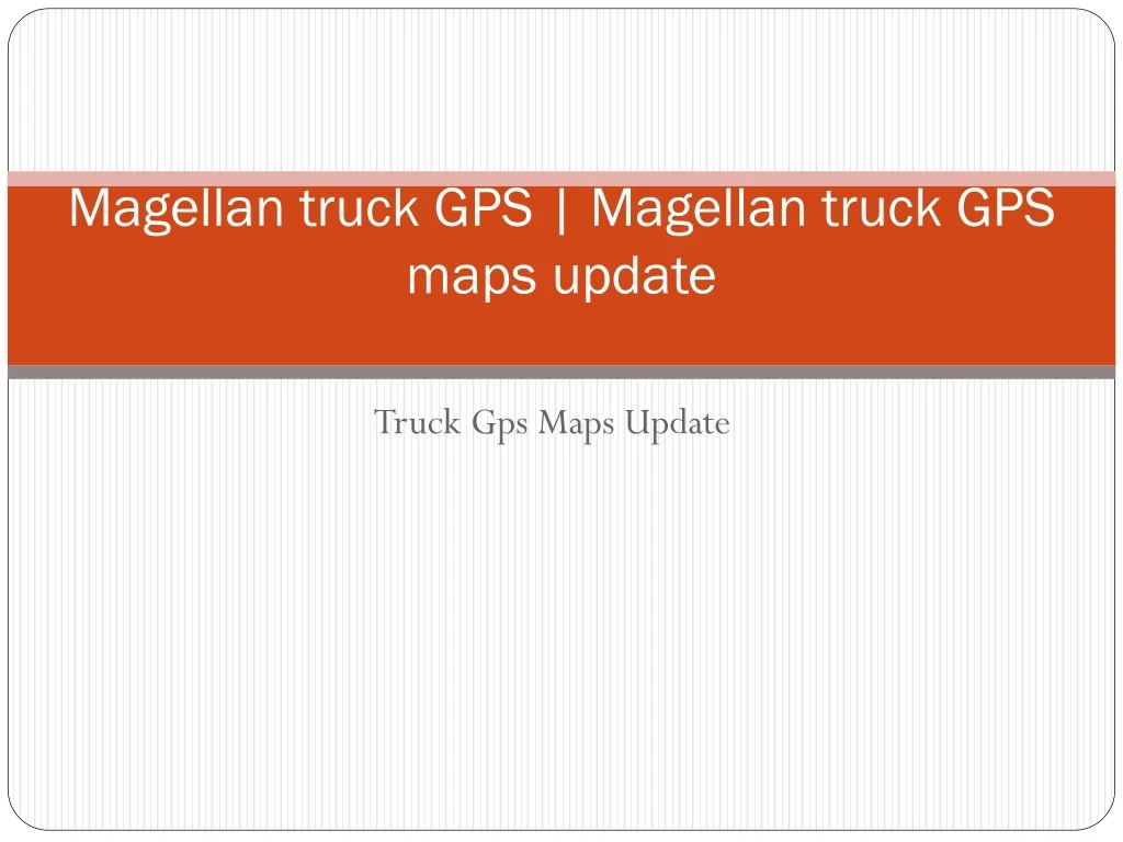 magellan truck gps magellan truck gps maps update