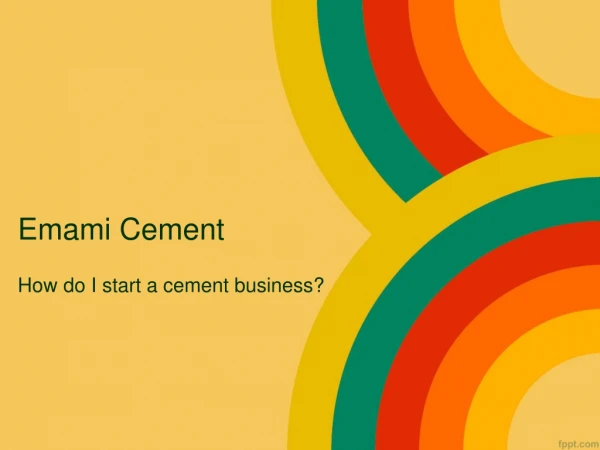 How do I start a cement business