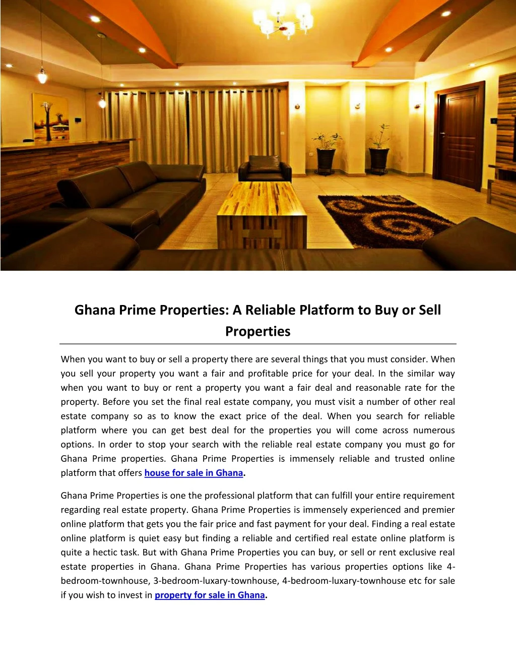 ghana prime properties a reliable platform