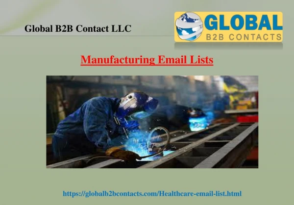 Manufacturing Email Lists