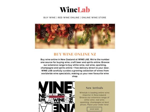 Buy Wine Online Nz