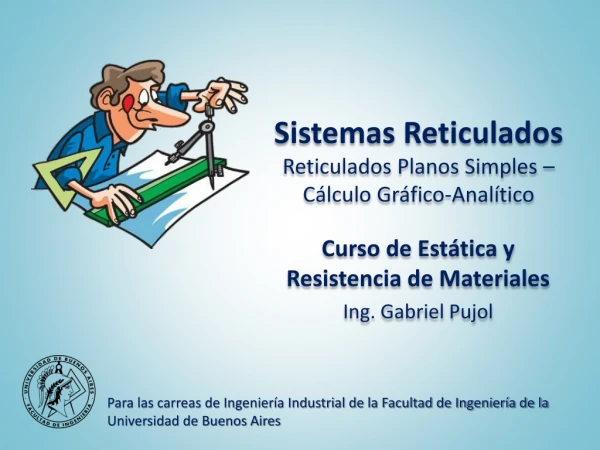 sistemas reticulados reticulados planos simples c lculo gr fico anal tico