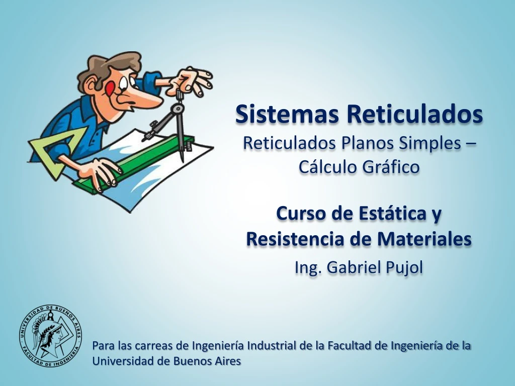 sistemas reticulados reticulados planos simples c lculo gr fico