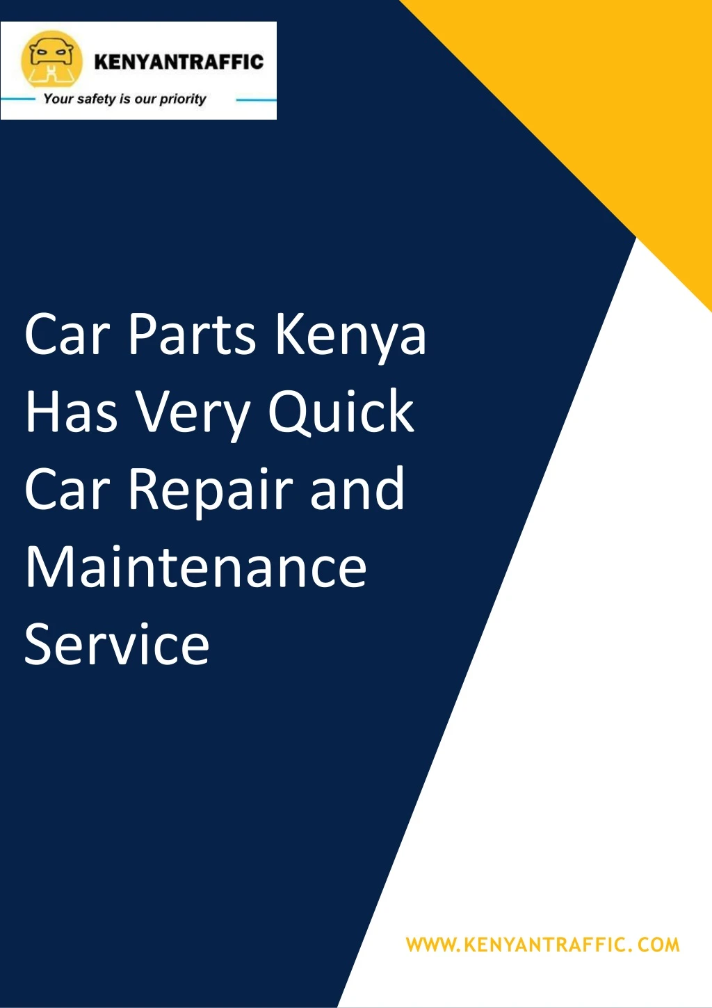 car parts kenya has very quick car repair