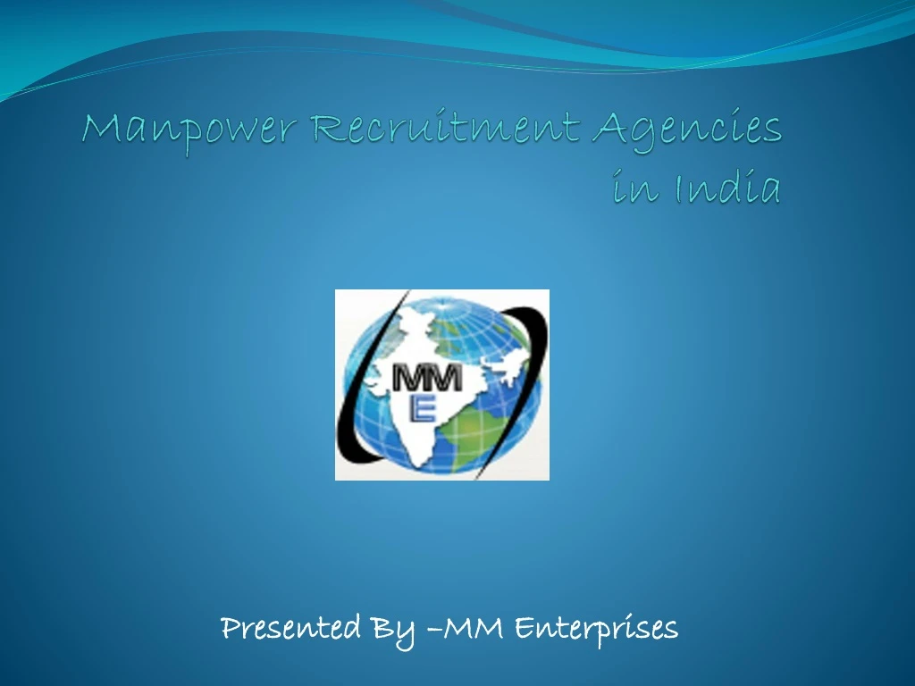 manpower recruitment agencies in india