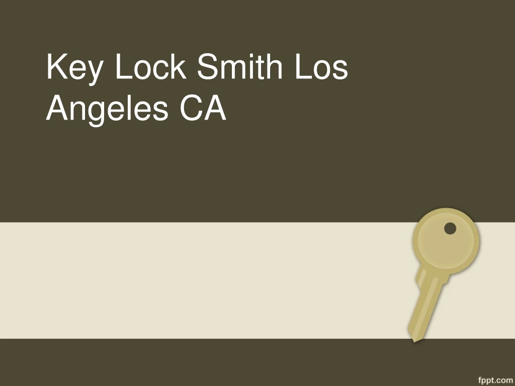 key lock smith los angeles ca