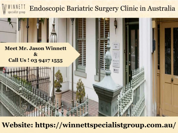 Endoscopic Bariatric Surgery Clinic in Australia