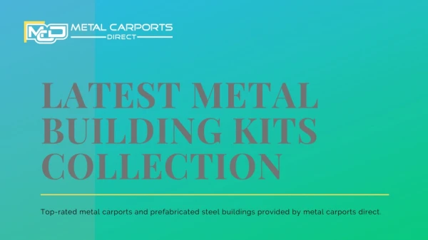 Latest Metal Building Kits Collection | Metal Carports Direct