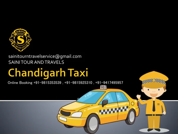 Best Taxi Service in Chandigarh | Chandigarh to Patiala Taxi Service | One Way Taxi Service