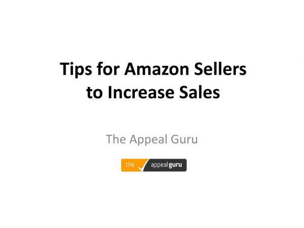 Optimize Product Search on Amazon