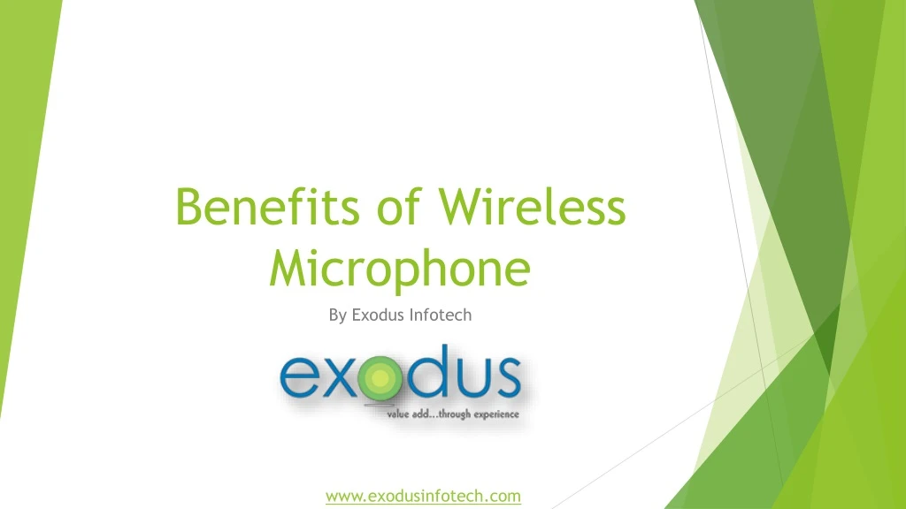 benefits of wireless microphone