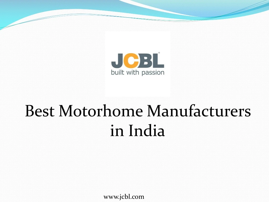 best motorhome manufacturers in india