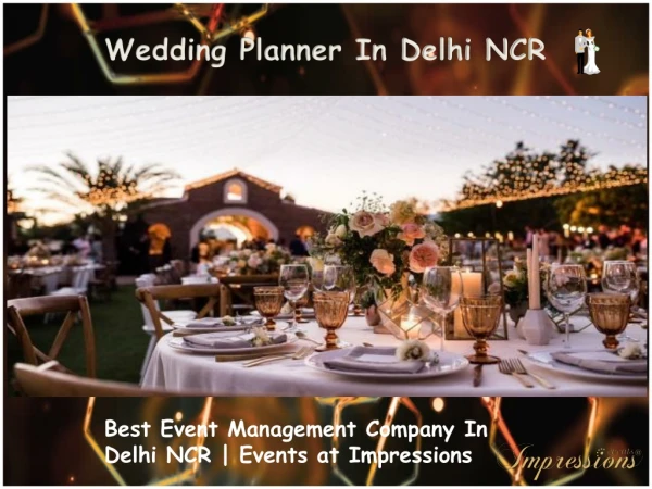 Wedding planner in Delhi NCR