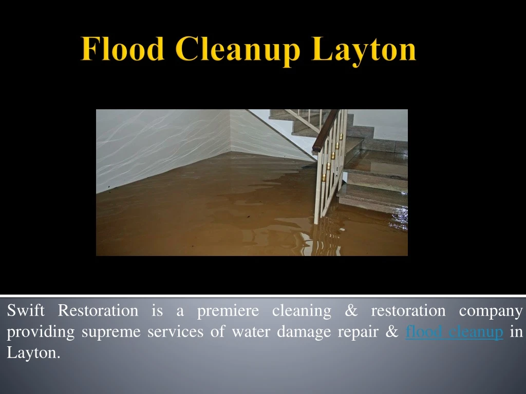 flood cleanup layton