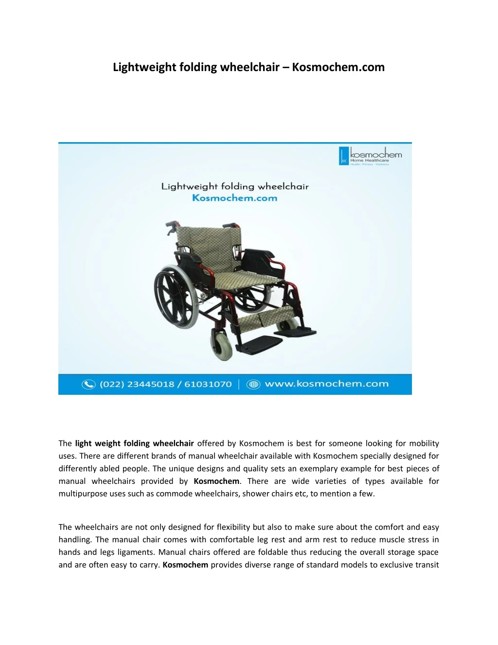 lightweight folding wheelchair kosmochem com