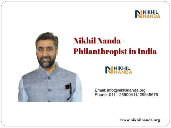 Nikhil Nanda Social Entrepreneur In India