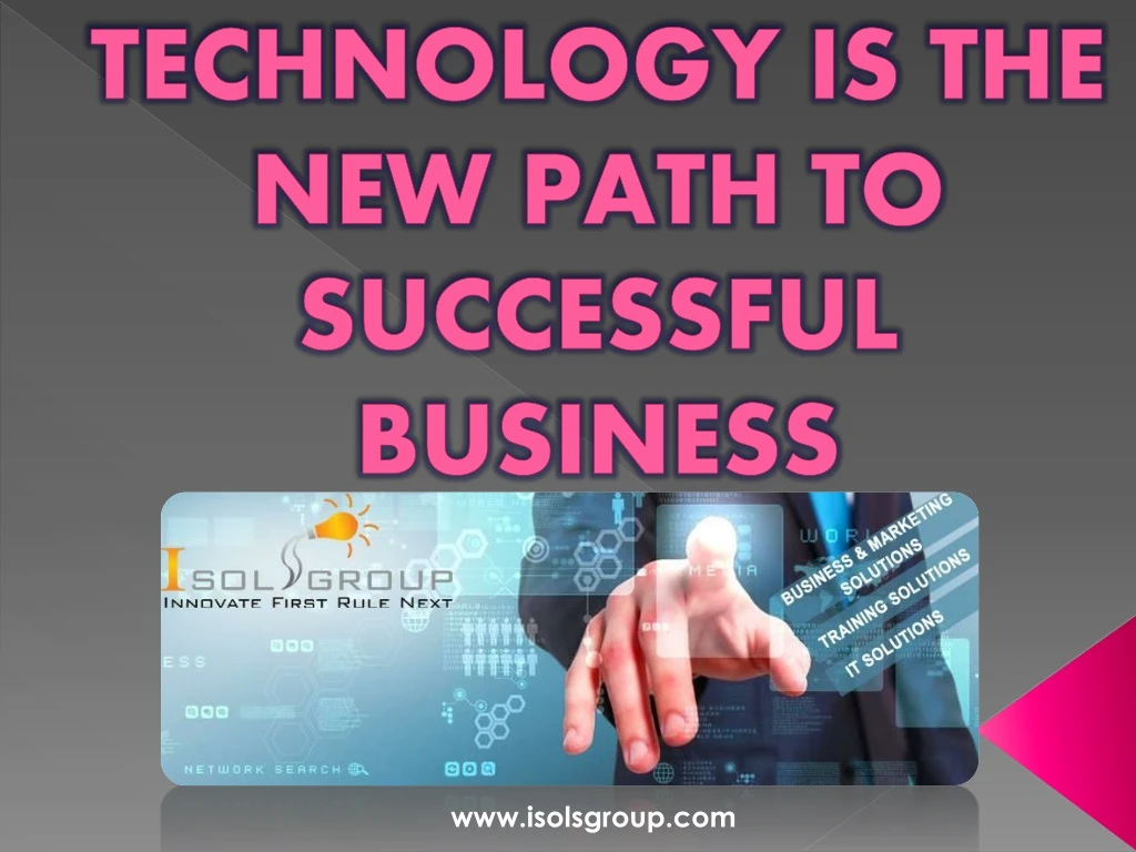 technology is the new path to successful business