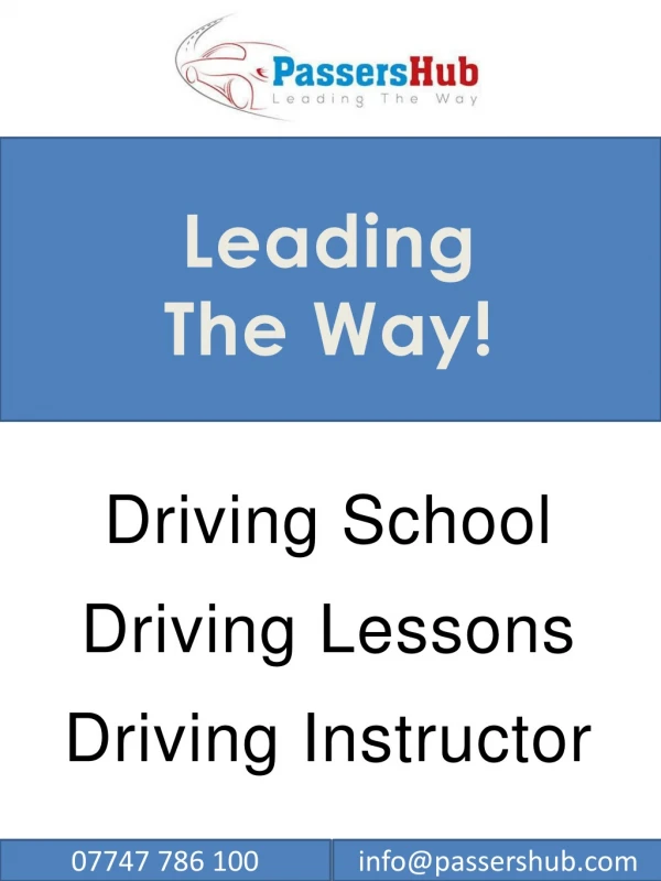 Passers Hub Driving School Manchester